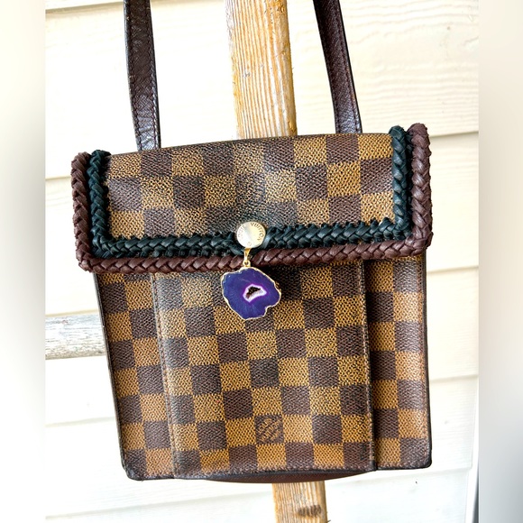 Customized Louis Vuitton Damier Ebene Pimlico Crossbody😍 - Picture 2 of 16